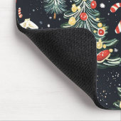 ヴィンテージウッドランドのクリスマスパターン(5) マウスパッド (コーナー)