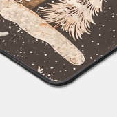 ヴィンテージウッドランドのクリスマスパターン(6) デスクマット (コーナー)