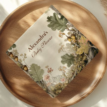 ヴィンテージウッドランドアクーズベビーシャワー