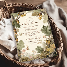 ヴィンテージウッドランドアクーズベビーシャワー