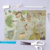 ヴィンテージウッドランドエフェメラ 薄葉紙 (クラフト)