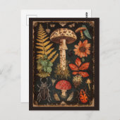 ヴィンテージウッドランドトアドスルコテージコア ポストカード (正面/裏面)