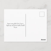 ヴィンテージウッドランドトアドスルコテージコア ポストカード (裏面)