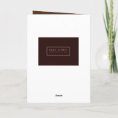 ヴィンテージウッドランドハッピーハローウィンカード カード (裏面)