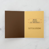 ヴィンテージウッドランドハッピーハローウィンカード カード (内部)