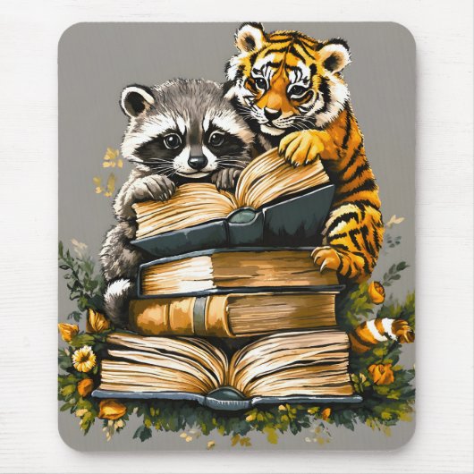 ヴィンテージウッドランドブッククラブ マウスパッド (正面)