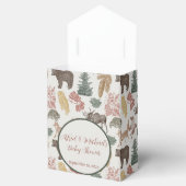 ヴィンテージウッドランド動物の赤ちゃんシャワー フェイバーボックス (オープン)