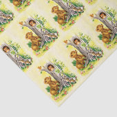 ヴィンテージウッドランド動物キッズパーティー組織 薄葉紙 (詳細)