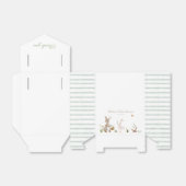 ヴィンテージウッドランド動物ベビーシャワーゲストパーティー フェイバーボックス (折り畳みなし)