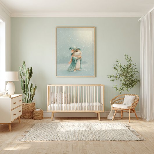 ヴィンテージウッドランド動物子供部屋ポスター ポスター