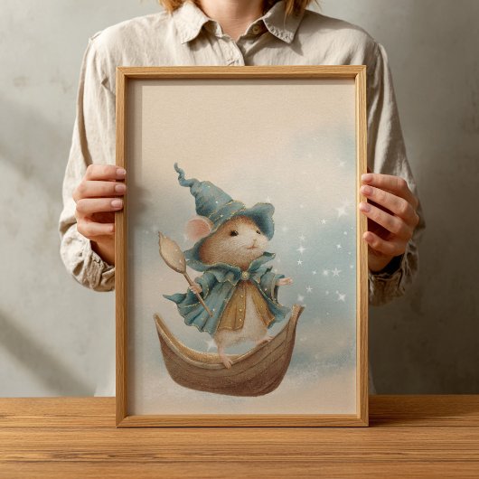 ヴィンテージウッドランド動物子供部屋ポスター ポスター