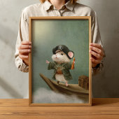 ヴィンテージウッドランド動物子供部屋ポスター ポスター