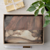 ヴィンテージウッドランド妖精とバラのデコページ 薄葉紙 (ギフト)