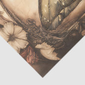 ヴィンテージウッドランド妖精とバラのデコページ 薄葉紙 (詳細)