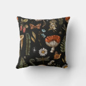 ヴィンテージウッドランド自然シームレスパターン。甘仁田  クッション (裏面)