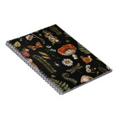 ヴィンテージウッドランド自然シームレスパターン。甘仁田 ノートブック (右側)