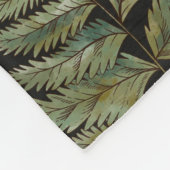 ヴィンテージウッドランド自然シームレスパターン。甘仁田 フリースブランケット (角)