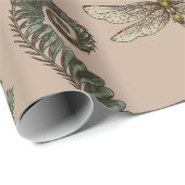 ヴィンテージウッドランド自然シームレスパターン。甘仁田 ラッピングペーパー (ロールコーナー)