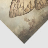 ヴィンテージウッドランド・フェアリーと王冠のデコパージュ 薄葉紙 (詳細)