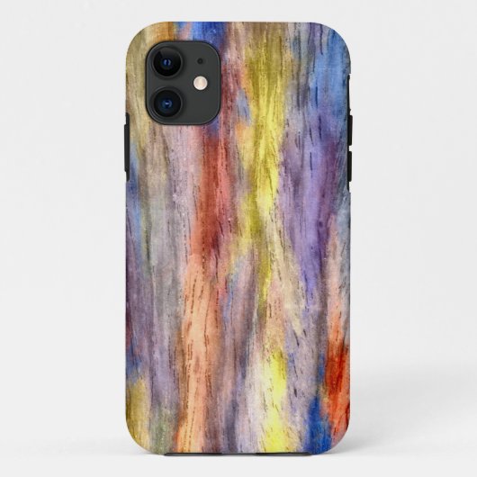 ヴィンテージウッド抽象芸術アート Case-Mate iPhoneケース (裏面)