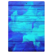 ヴィンテージウッド絵画抽象芸術#5 クリップボード (裏面)