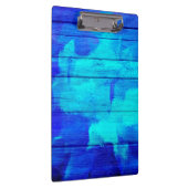 ヴィンテージウッド絵画抽象芸術#5 クリップボード (右)