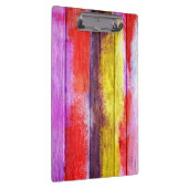 ヴィンテージウッド絵画抽象芸術#9 クリップボード (右)