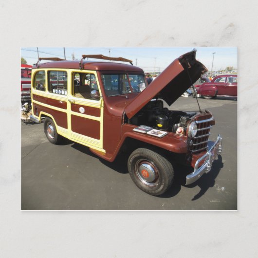 ヴィンテージウディ ポストカード (正面)