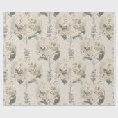 ヴィンテージウビクトリアンーマンアーティストラッピング紙 ラッピングペーパー (フラット)