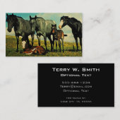 ヴィンテージウマの名刺 名刺 (正面/裏面)