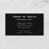 ヴィンテージウマの名刺 名刺 (裏面)