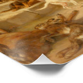 ヴィンテージウマぶら下がったズ ポスター (コーナー)