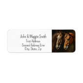 ヴィンテージウマズファーム自然アニマルアート ラベル (正面)