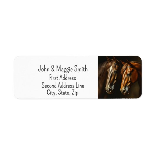 ヴィンテージウマズファーム自然アニマルアート ラベル (正面)