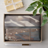 ヴィンテージウマ回転木馬デクページ紙。 薄葉紙 (ギフト)