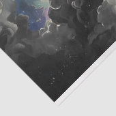 ヴィンテージウマ回転木馬デクページ紙。 薄葉紙 (詳細)