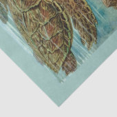 ヴィンテージウミガメとウミガメの分離 薄葉紙 (詳細)