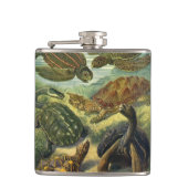 ヴィンテージウミガメとウミガメby Ernst Haeckel フラスク (正面)