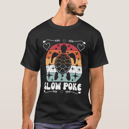 ヴィンテージウミガメ遅いポケウミガメ Tシャツ (正面)