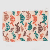 ヴィンテージウミガメ ゴルフタオル (横)