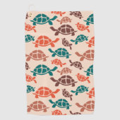 ヴィンテージウミガメ ゴルフタオル (正面)