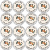 ヴィンテージウメのゼリーのラベルの日付 シール (正面)