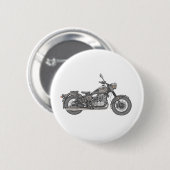ヴィンテージウラルバイクイラストレーション 缶バッジ (正面&裏面)