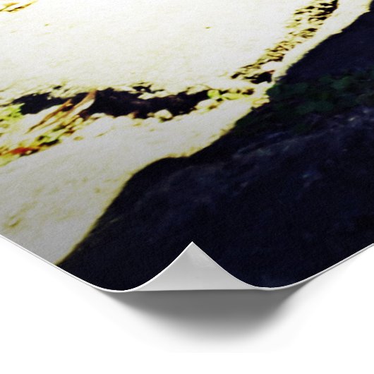 ヴィンテージウルグアイの車の南アメリカ旅行 ポスター (角)