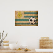 ヴィンテージウルグアイ国旗 ポスター (キッチン)