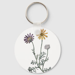 ヴィンテージウルシニアアンテモイ太陽のデス消防植物学 キーホルダー