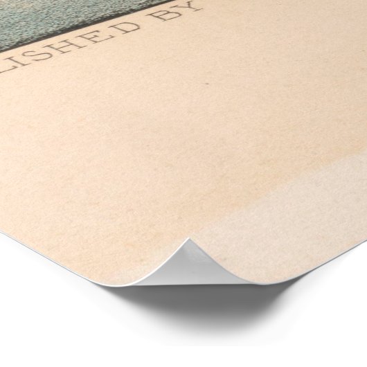 ヴィンテージウルフパック狩りアムースイラストレーション ポスター (角)