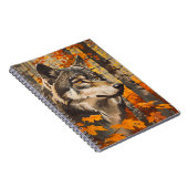 ヴィンテージウルフポートレート ノートブック (右側)