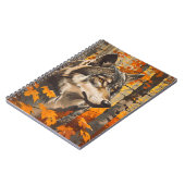 ヴィンテージウルフポートレート ノートブック (左側)