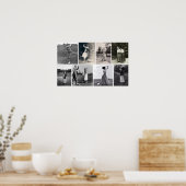 ヴィンテージウーマンゴルファー – ゴルフアートプリント ポスター (キッチン)